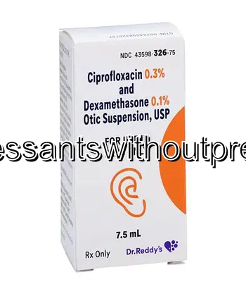 Ciprofloxacino/Dexametasona