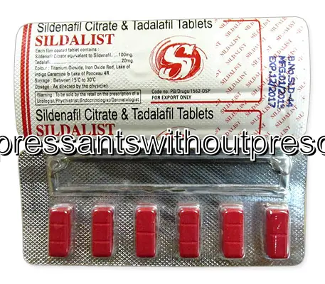 Citrato De Sildenafil 100 Mg / Tadalafil 20 Mg
