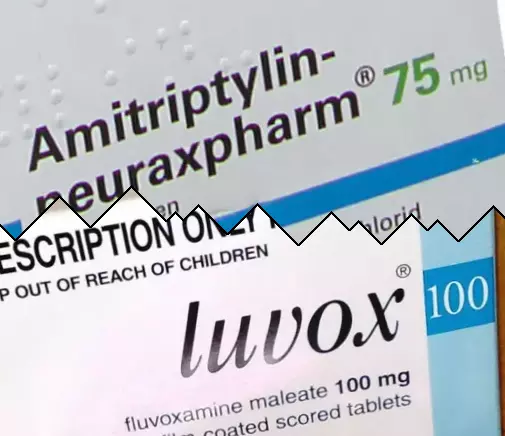 Amitriptilina contra Luvox