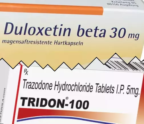 Duloxetina contra Trazodona