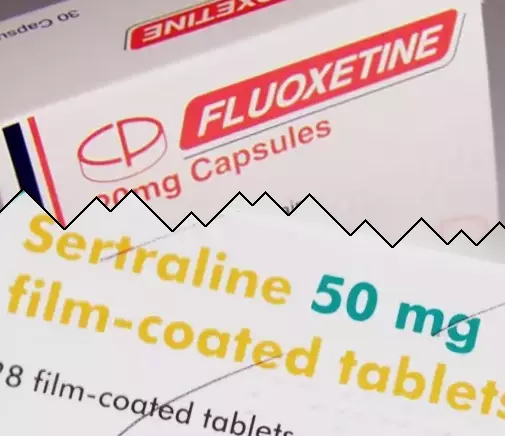 Fluoxetina contra Sertralina