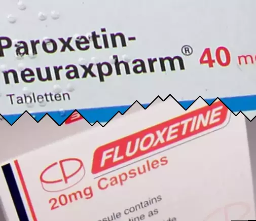 Paroxetina contra Fluoxetina