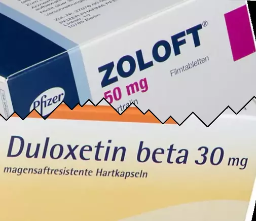 Zoloft contra Duloxetina